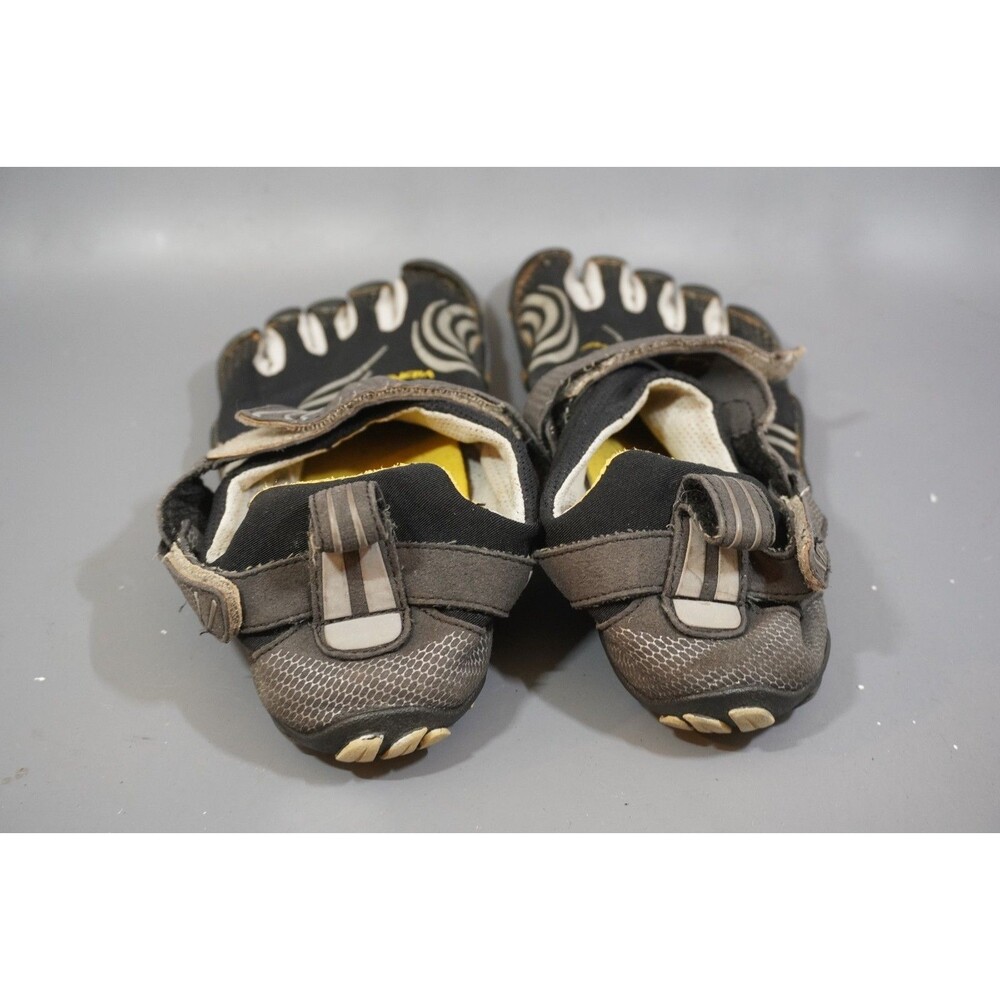 Vibram FiveFingers KomodoSport Men's Size 9 Barefoot Shoes Black Silver Read - Picture 4 of 8